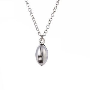 Cute Football Necklace Retro NFL CFB Sport Fans